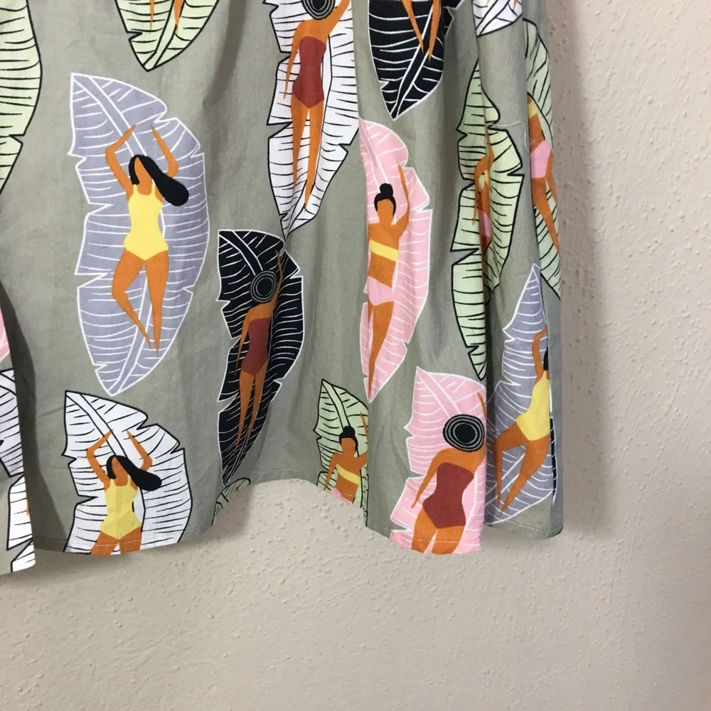 Anthropologie Eva Franco Sunbather Midi Skirt 6 - Picture 8 of 10
